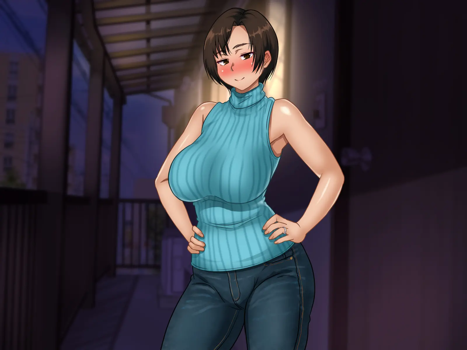 Ane No Ninkatsu Wa Ore To No Asedaku Tanetsuke Musabori Koubi | 누나의 임신활동은 나와 땀투성이 교배 탐욕스러운 교미